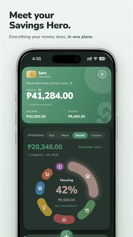 Sero dashboard